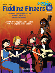 Fiddling Fingers Conductor's Book, CD string method book cover